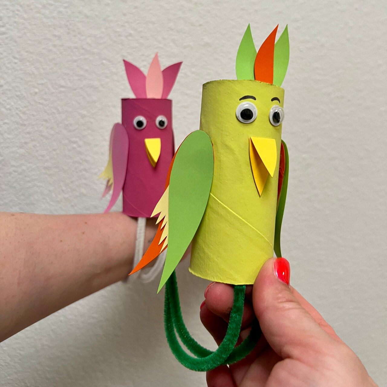 Kids Club: Paper Roll Parrots